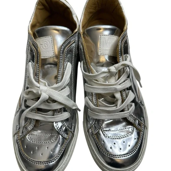 MM6 Maison Margiela Silver Sneakers - Picture 11 of 16